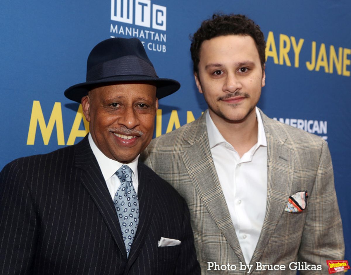 Ruben Santiago-Hudson and Trey Santiago at 