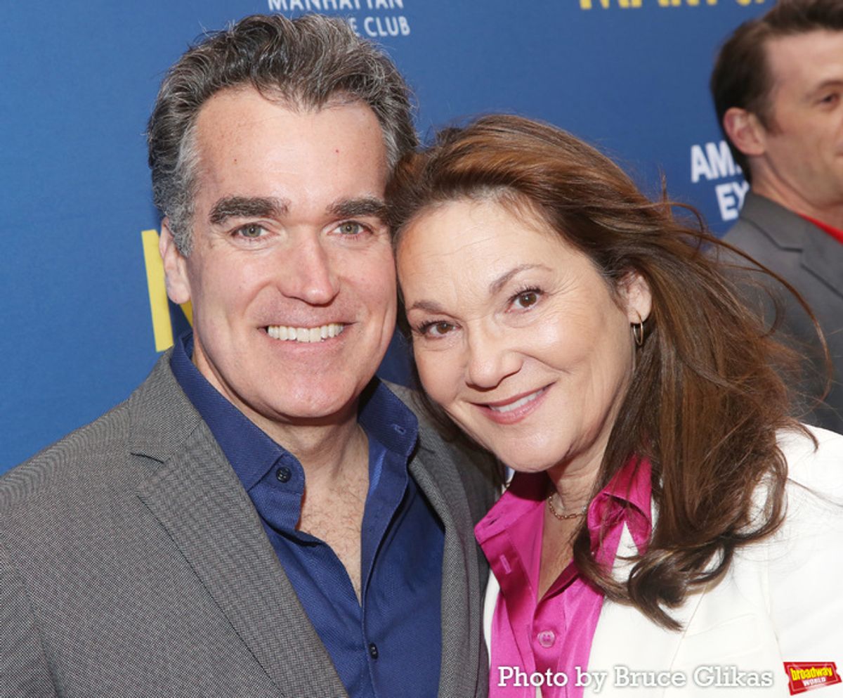 Brian d'Arcy James and Jennifer Prescott at 