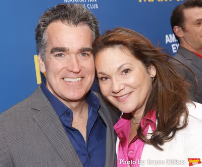 Brian d'Arcy James and Jennifer Prescott Photo