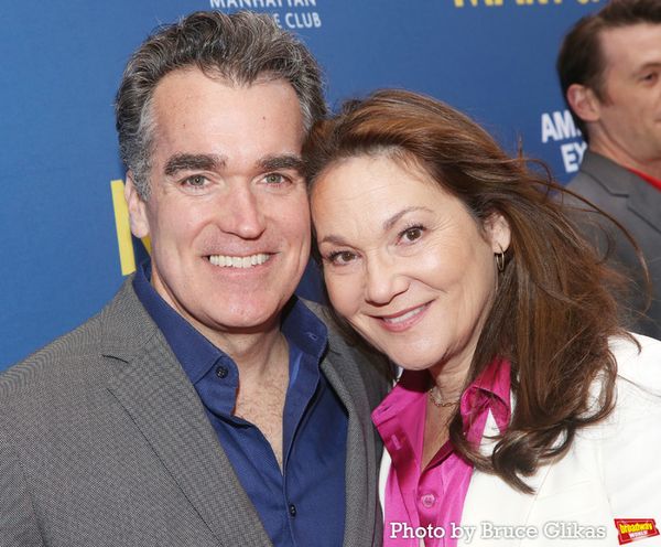Brian d'Arcy James and Jennifer Prescott Photo