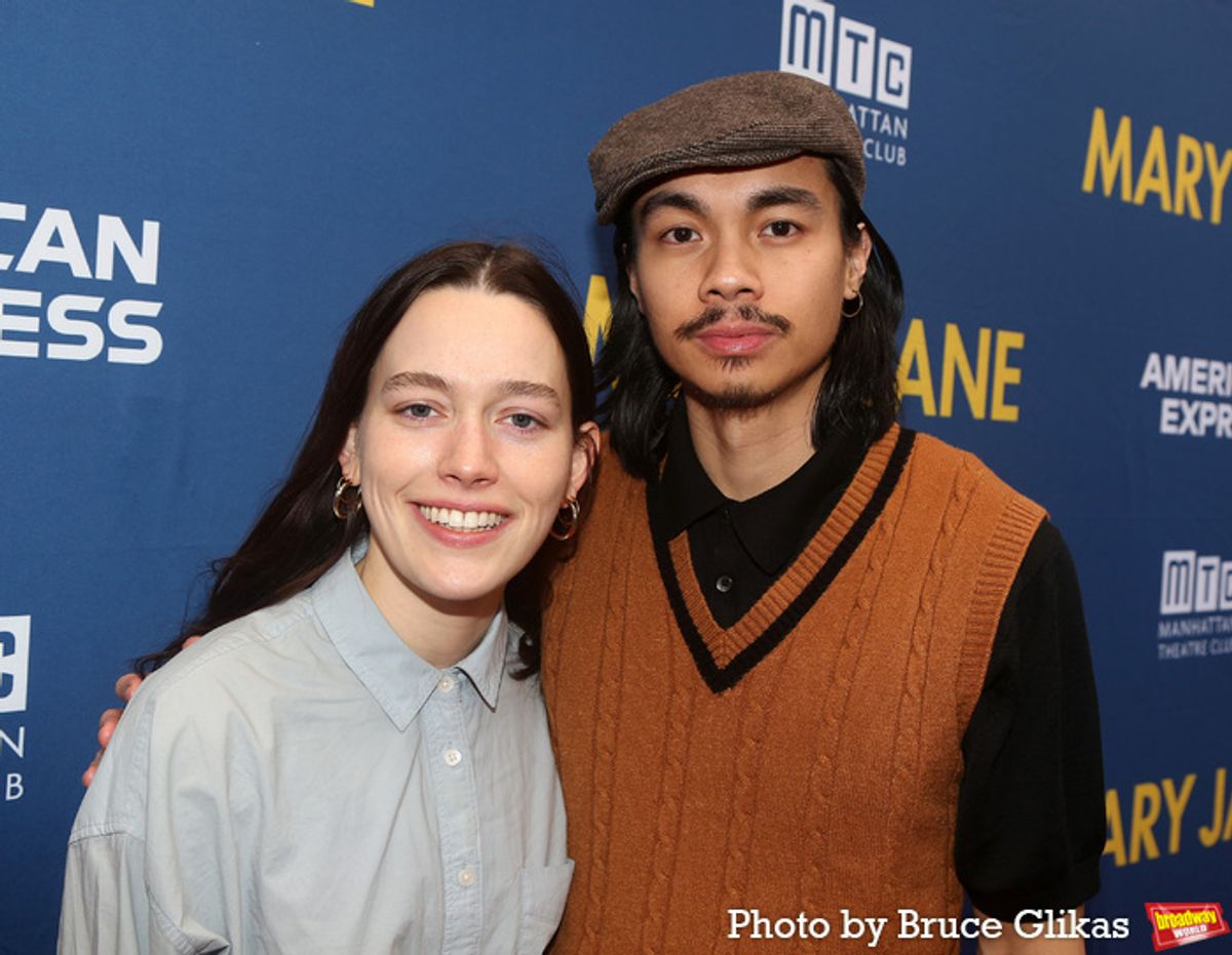 Victoria Pedretti and Alan Trong at 