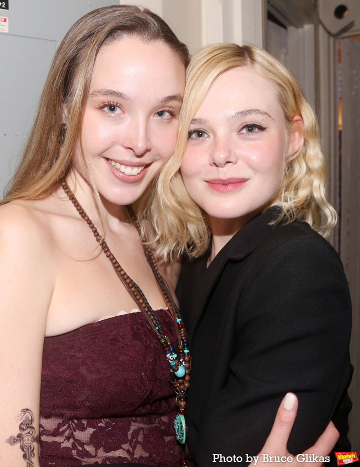 Ella Beatty and Elle Fanning  at 