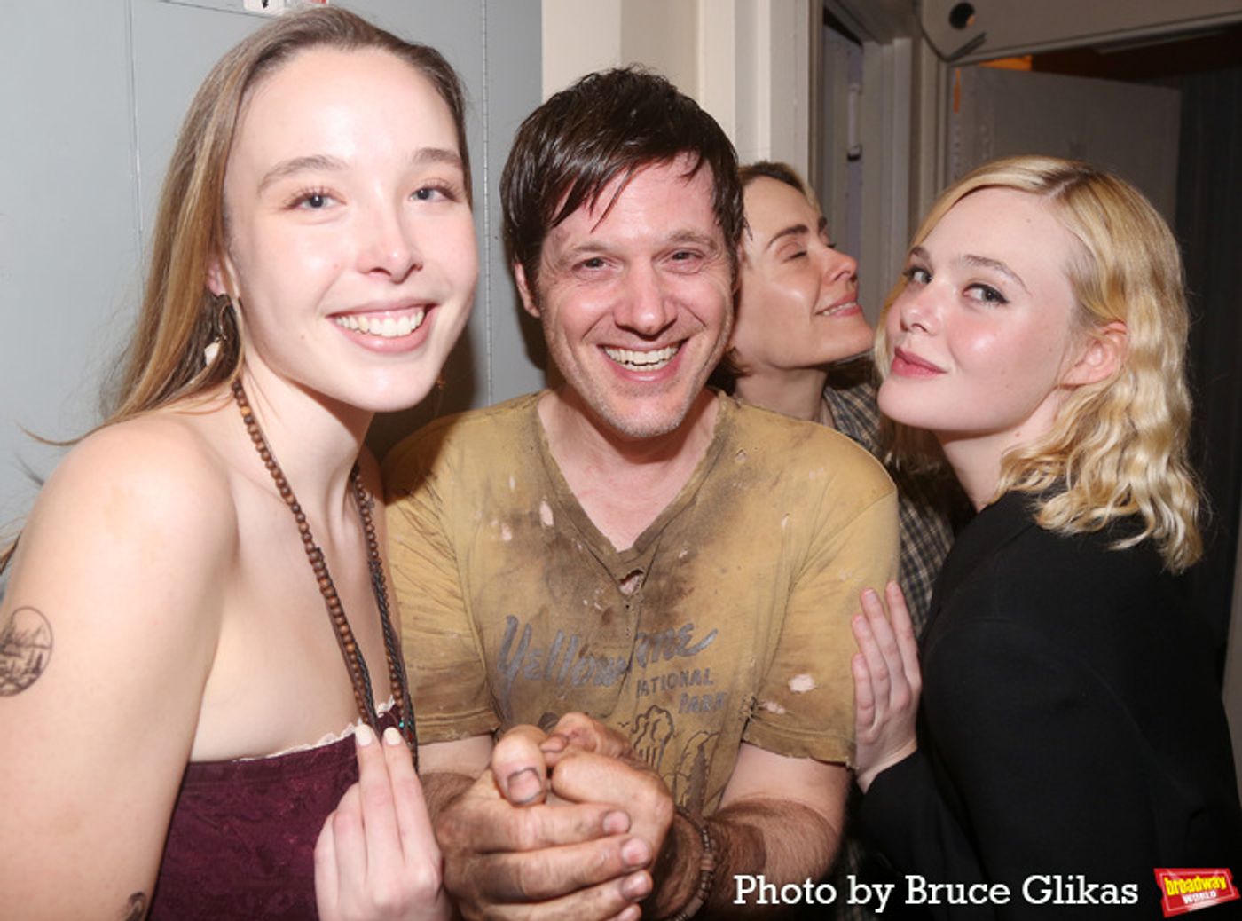 Photos: Former Cast Member Elle Fanning Visits APPROPRIATE Cast  Image
