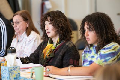 Dale Soules, Sandra Oh, Simone Recasner  Photo