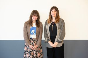 Lucy Kirkwood and Sarah Benson Photo