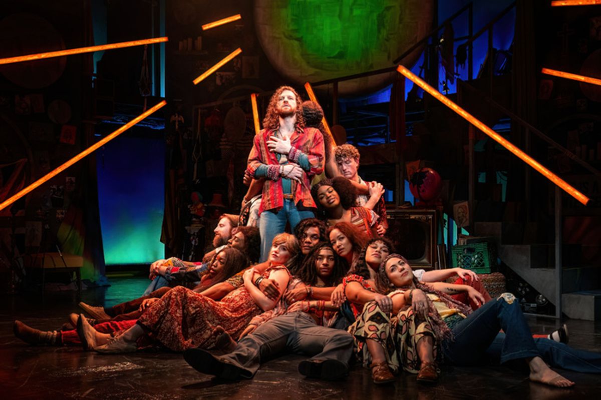 Noah Israel and the cast at 