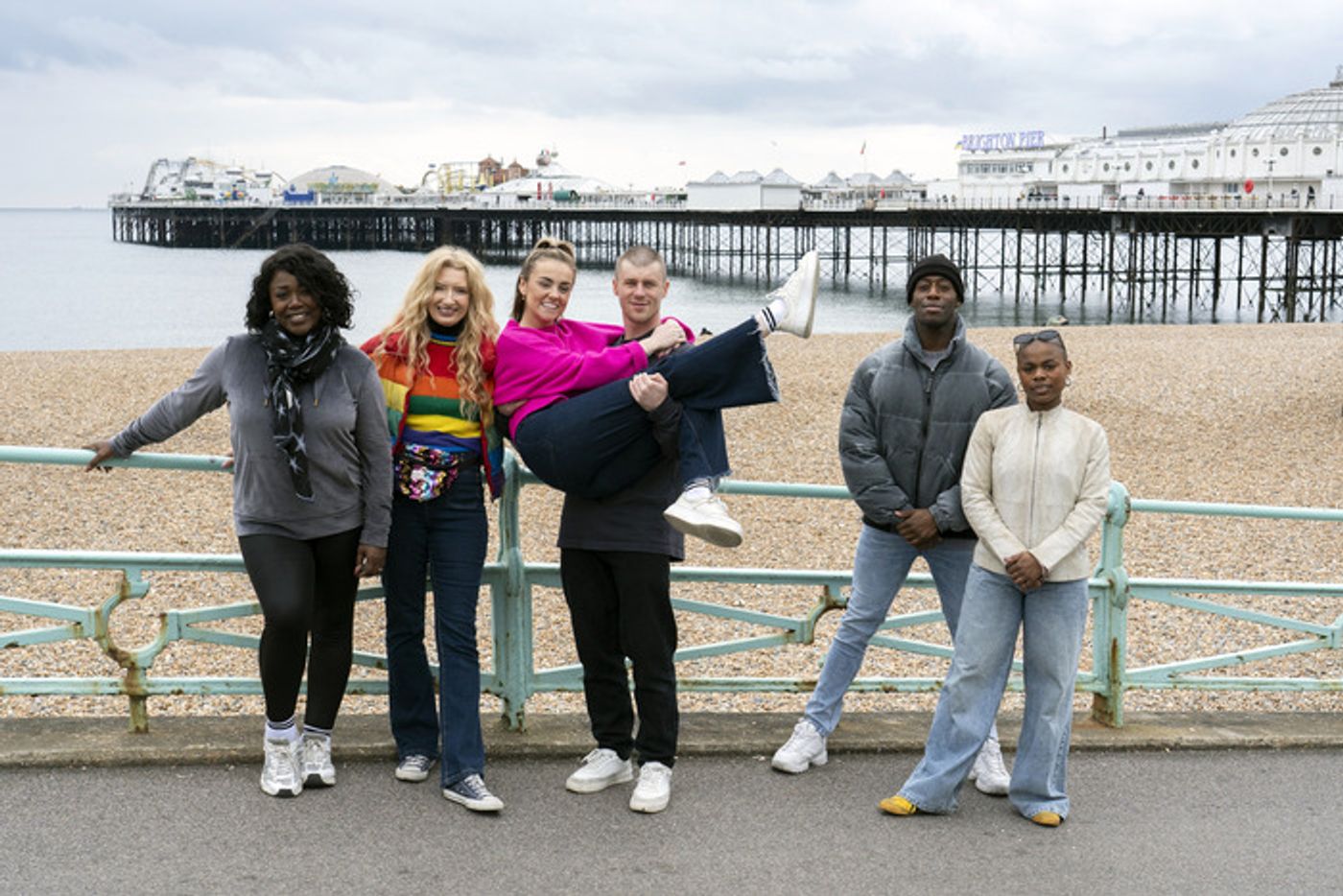 Photos: The Cast of AN OFFICER AND A GENTLEMAN THE MUSICAL Visit The Brighton Zip   Image
