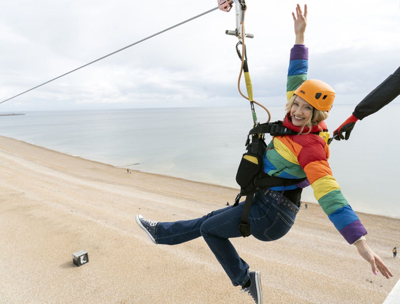 Photos: The Cast of AN OFFICER AND A GENTLEMAN THE MUSICAL Visit The Brighton Zip   Image