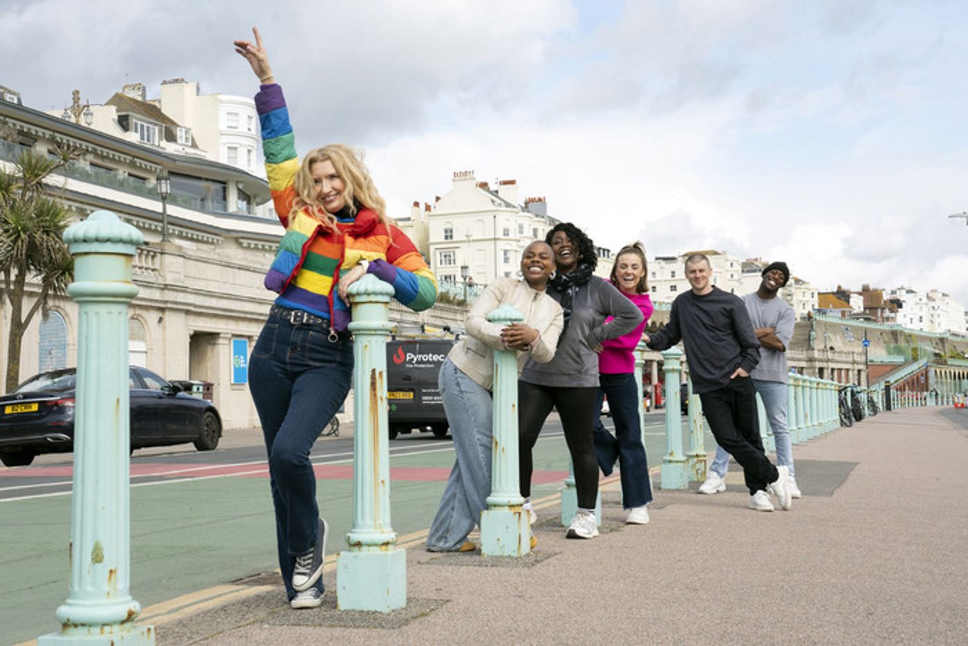 Photos: The Cast of AN OFFICER AND A GENTLEMAN THE MUSICAL Visit The Brighton Zip   Image