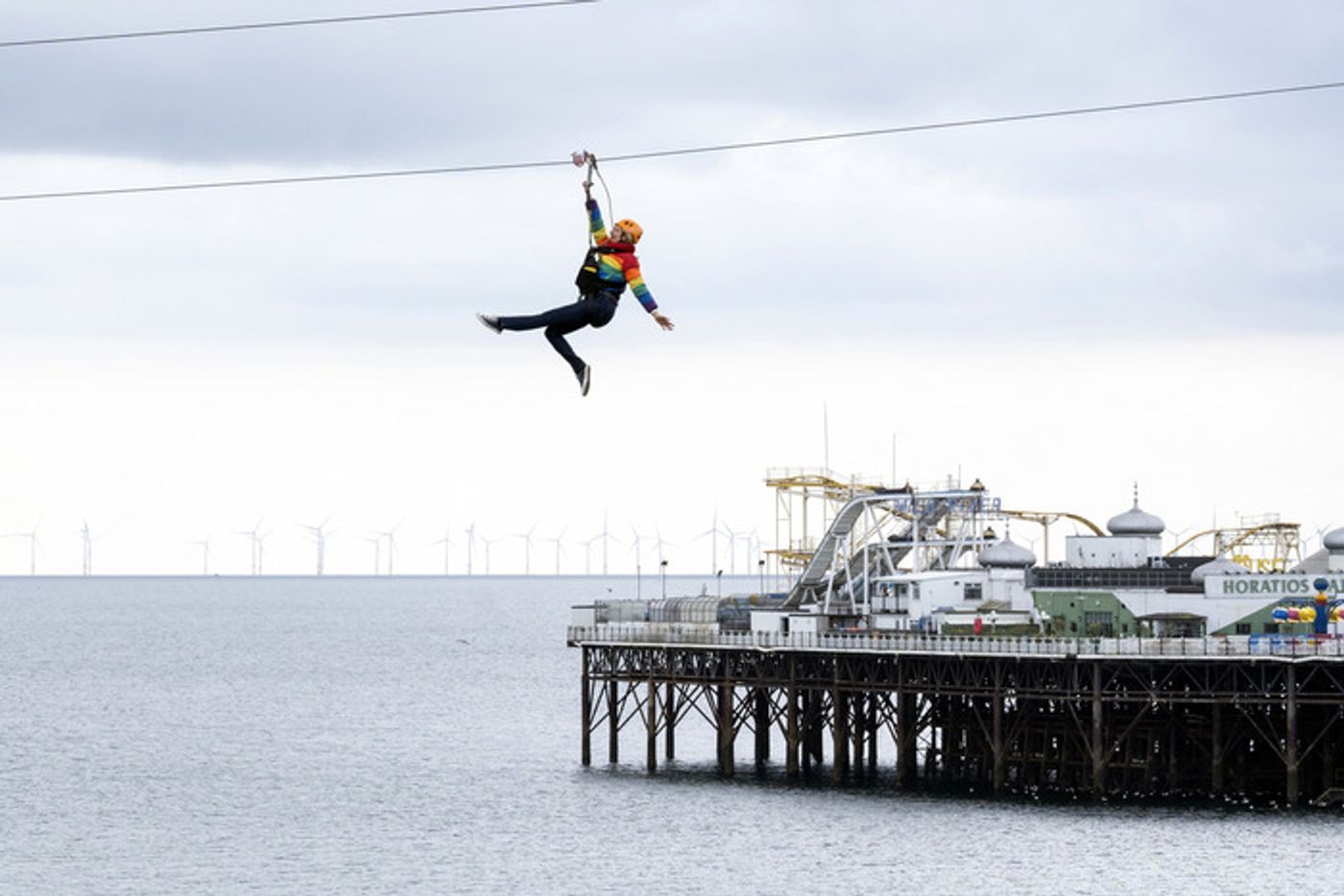 Photos: The Cast of AN OFFICER AND A GENTLEMAN THE MUSICAL Visit The Brighton Zip   Image
