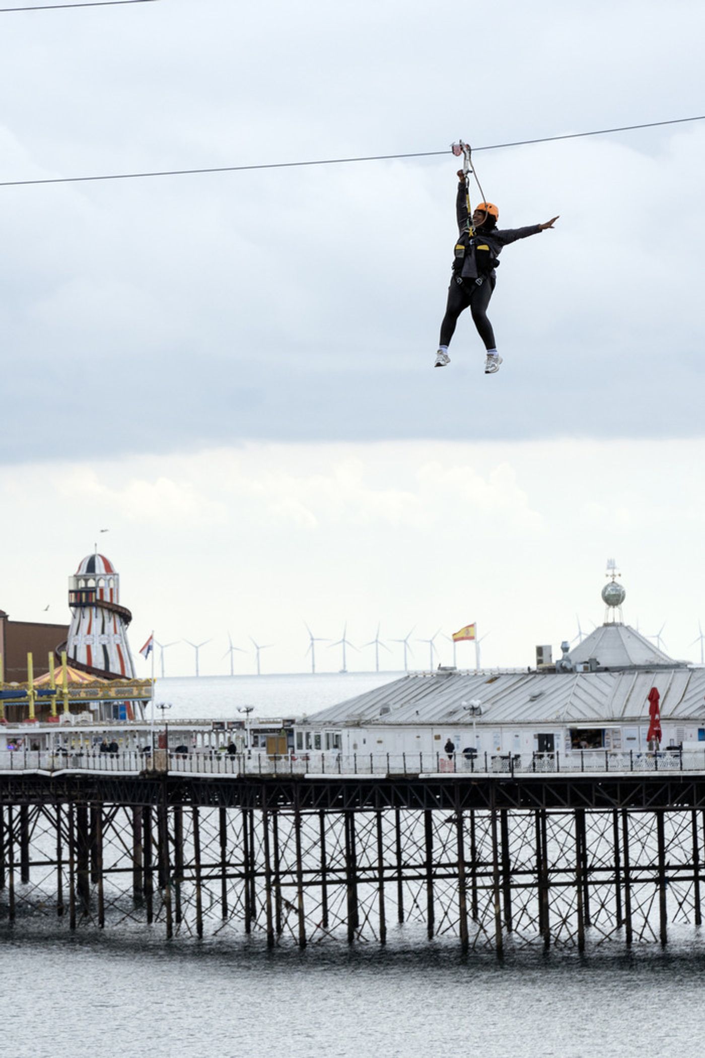 Photos: The Cast of AN OFFICER AND A GENTLEMAN THE MUSICAL Visit The Brighton Zip   Image