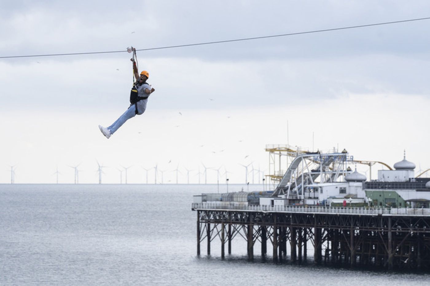 Photos: The Cast of AN OFFICER AND A GENTLEMAN THE MUSICAL Visit The Brighton Zip   Image