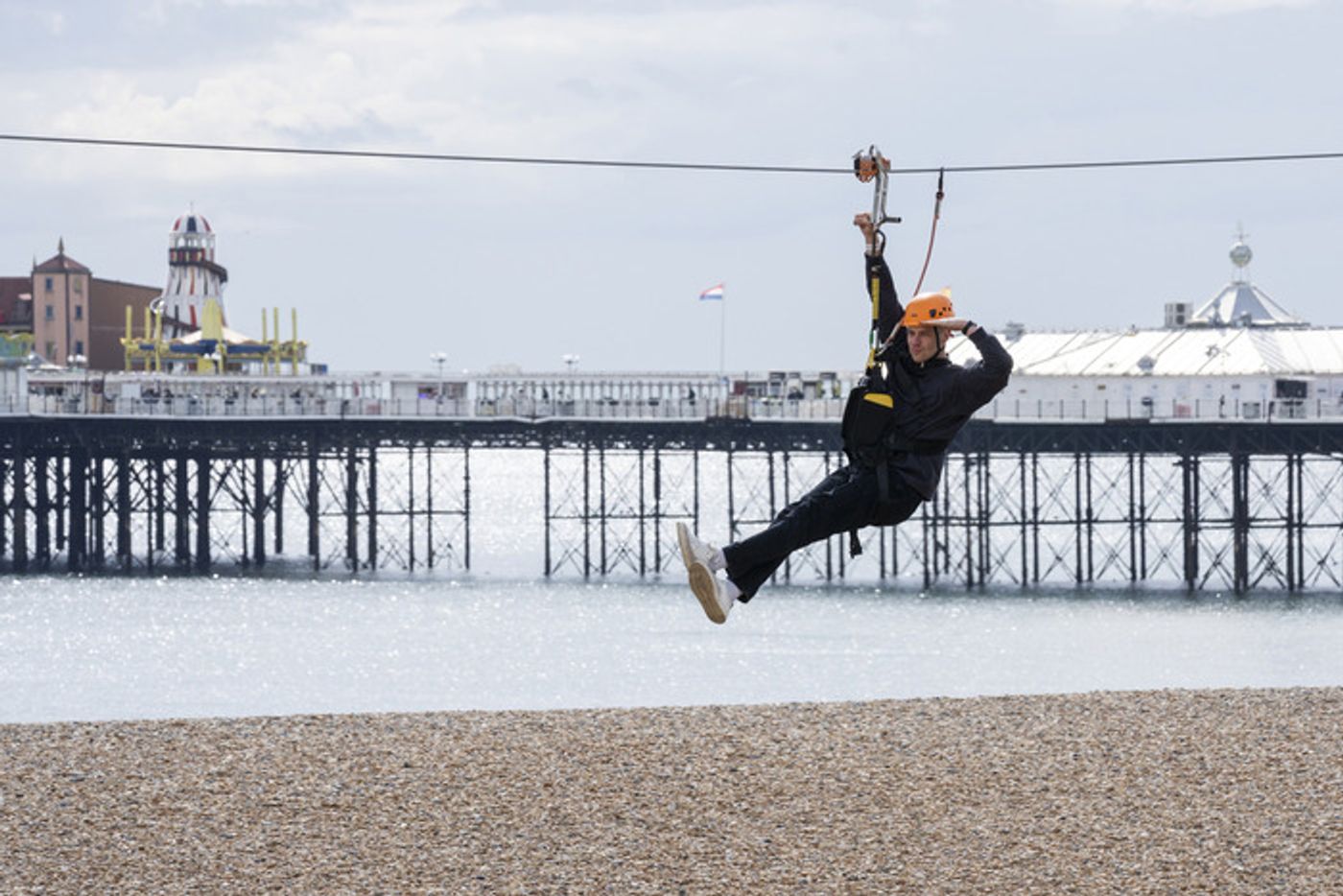 Photos: The Cast of AN OFFICER AND A GENTLEMAN THE MUSICAL Visit The Brighton Zip   Image
