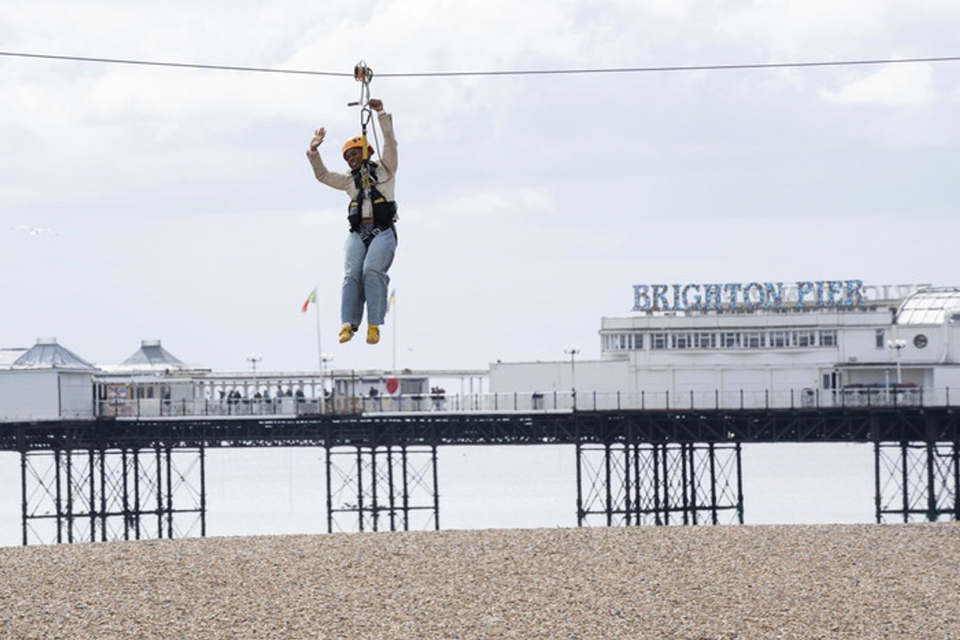 Photos: The Cast of AN OFFICER AND A GENTLEMAN THE MUSICAL Visit The Brighton Zip   Image