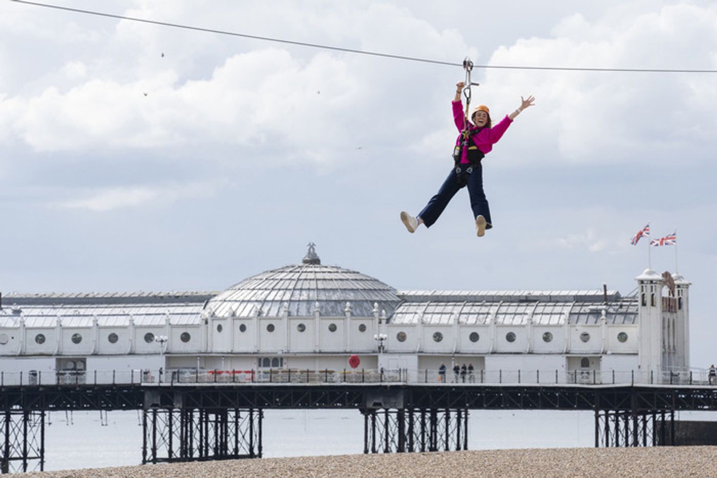 Photos: The Cast of AN OFFICER AND A GENTLEMAN THE MUSICAL Visit The Brighton Zip   Image
