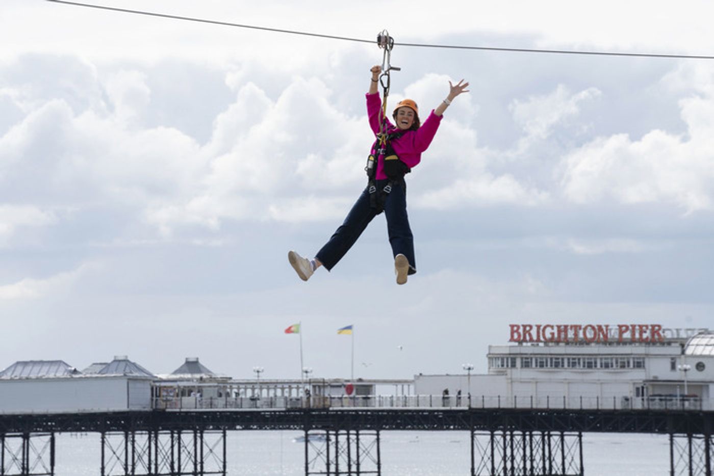 Photos: The Cast of AN OFFICER AND A GENTLEMAN THE MUSICAL Visit The Brighton Zip   Image