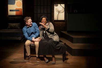 Scott Esposito (JORDAN) and Mary Francis Miller (VANESSA) Photo