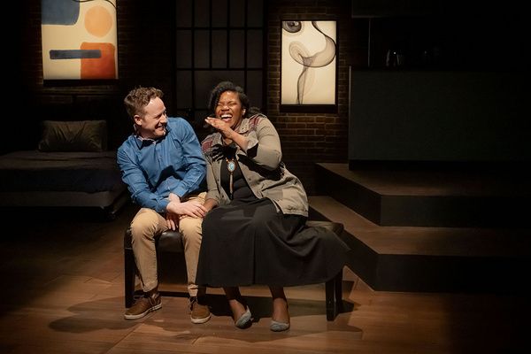 Scott Esposito (JORDAN) and Mary Francis Miller (VANESSA) Photo