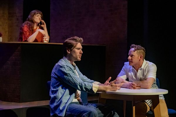 Katherine Nash (LAURA), Michael Glavan (WILL), and Scott Esposito (JORDAN)  Photo