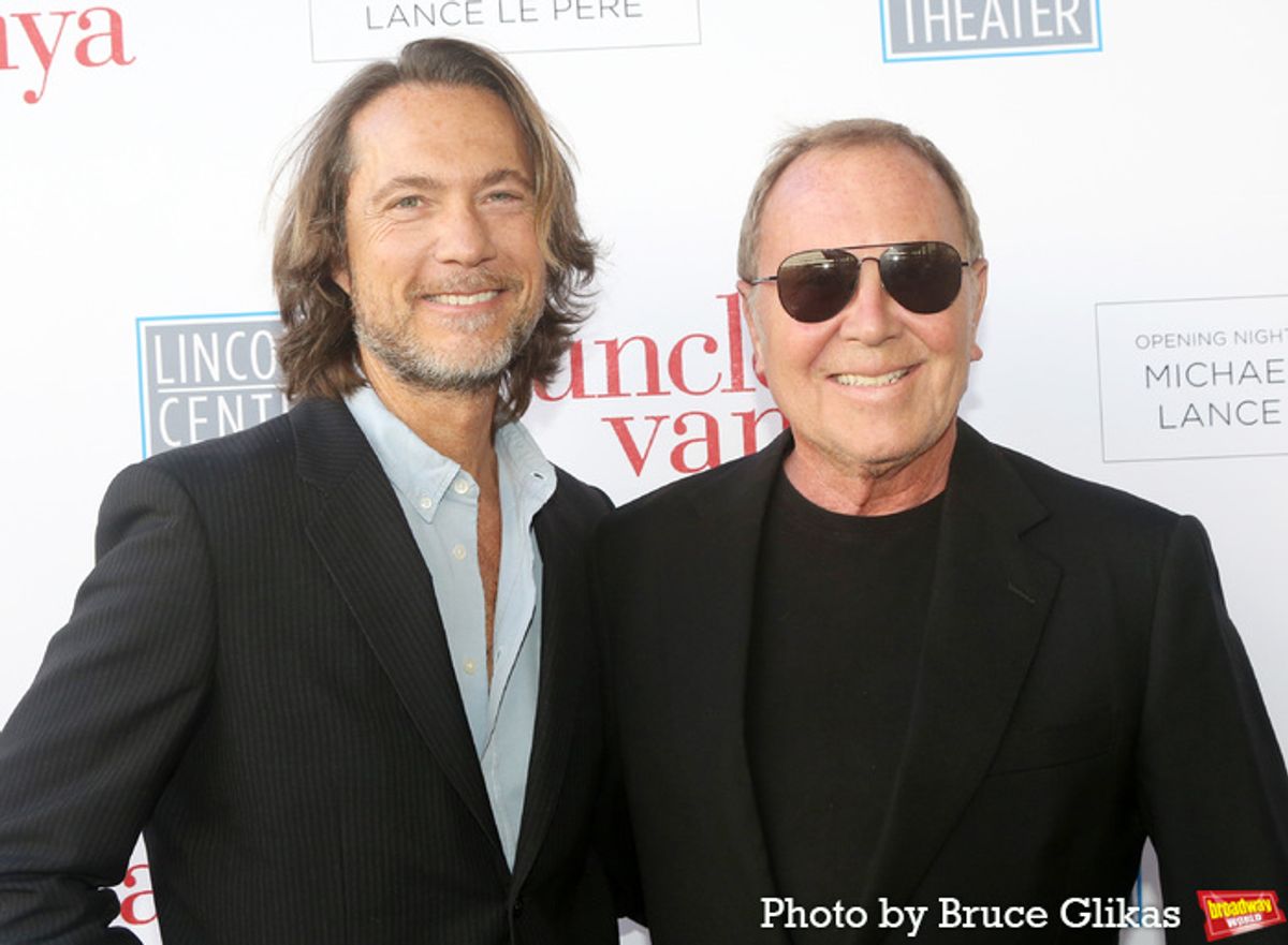 Lance LePere and Michael Kors at 