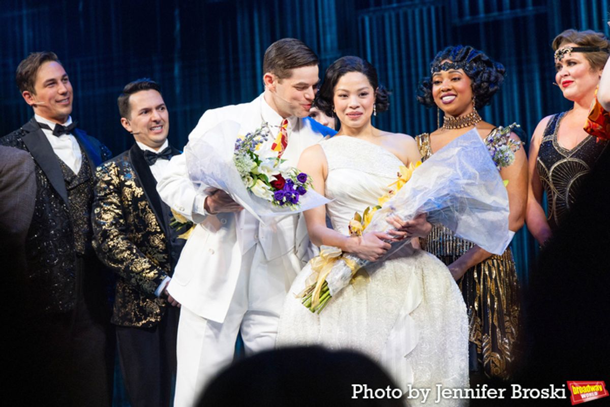 Jeremy Jordan, Eva Noblezada at 