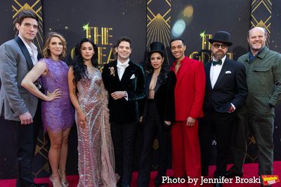 John Zdrojeski, Sara Chase, Samantha Pauly, Jeremy Jordan, Eva Noblezada, Noah J. Ric Photo