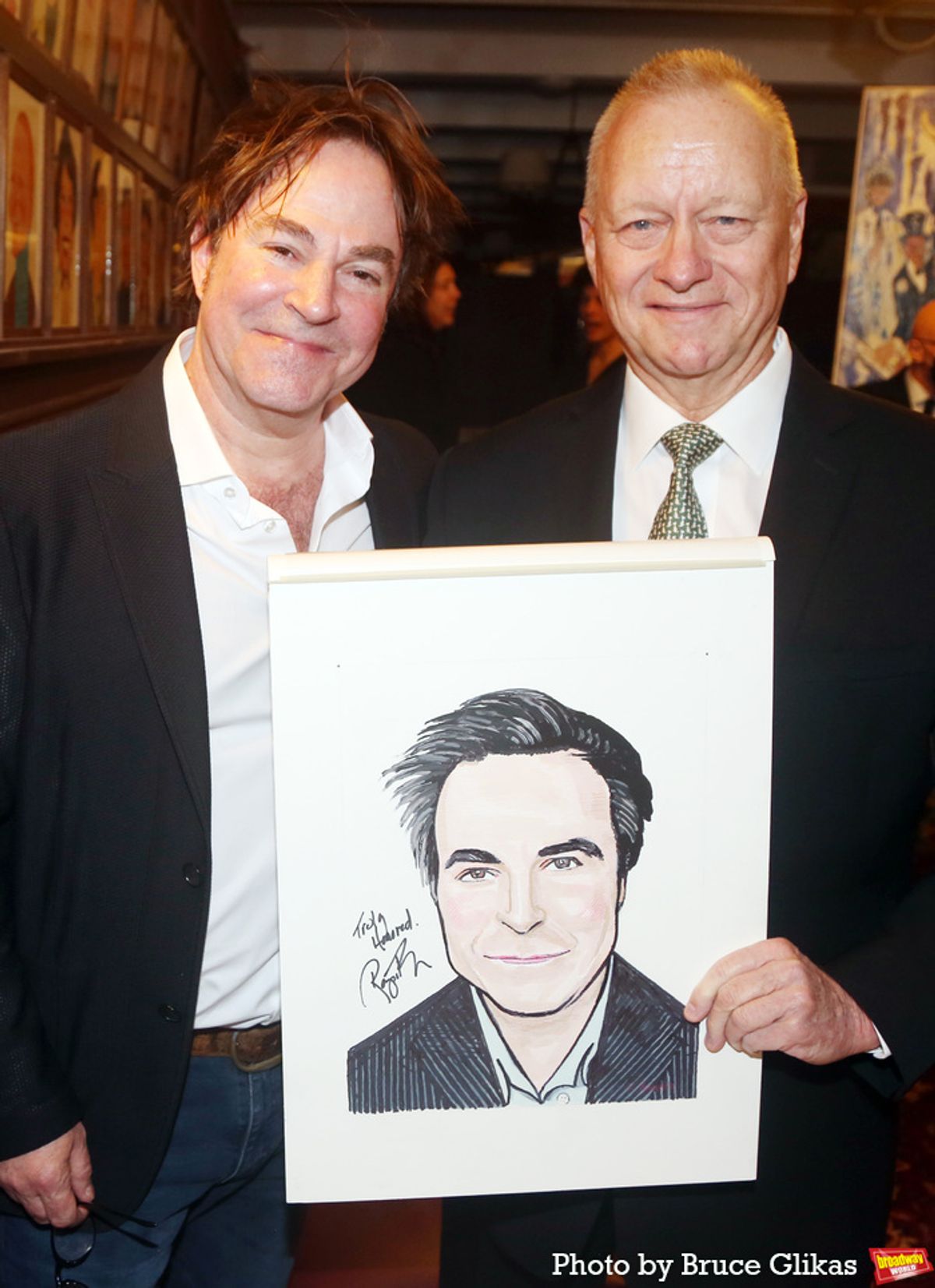 Roger Bart and Max Klimavicius at 