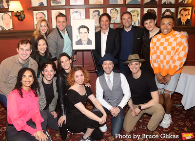 Roger Bart & The Cast of "Back to the Future" Photo