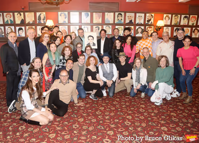 Roger Bart & The Cast and Creative Team of "Back to the Future" Photo