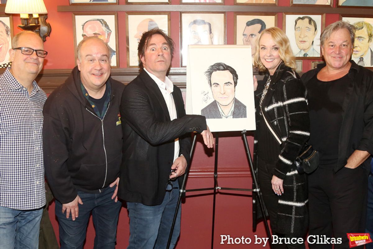 Brad Oscar, Kevin Ligon, Roger Bart, Angie Schworer and Jim Borstelmann at 