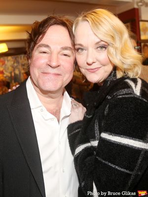 Roger Bart and Angie Schworer @ BroadwayWorld Roger Bart and Angie Schworer Photo