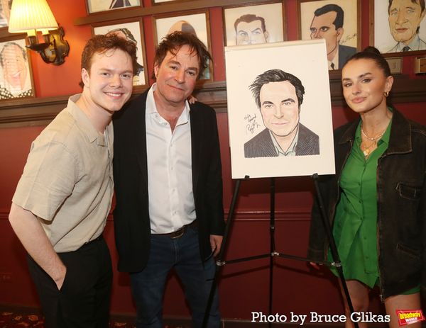 Ben Joyce. Roger Bart and Amber Davies Photo