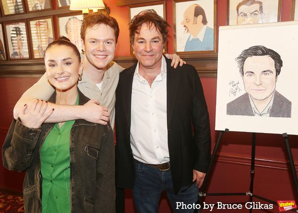 Amber Davies, Ben Joyce and Roger Bart  Photo