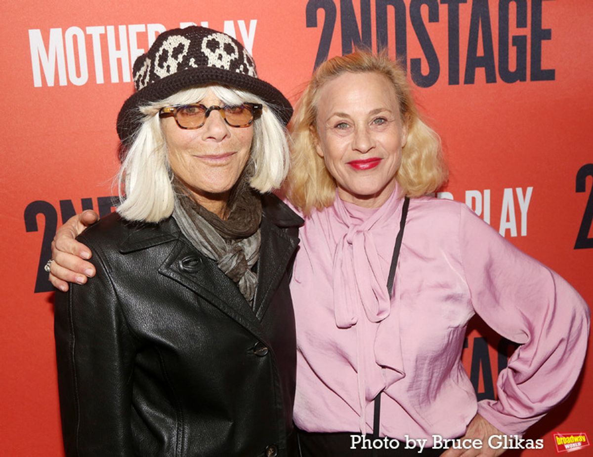 Lynn Goldsmith and Patricia Arquette at 