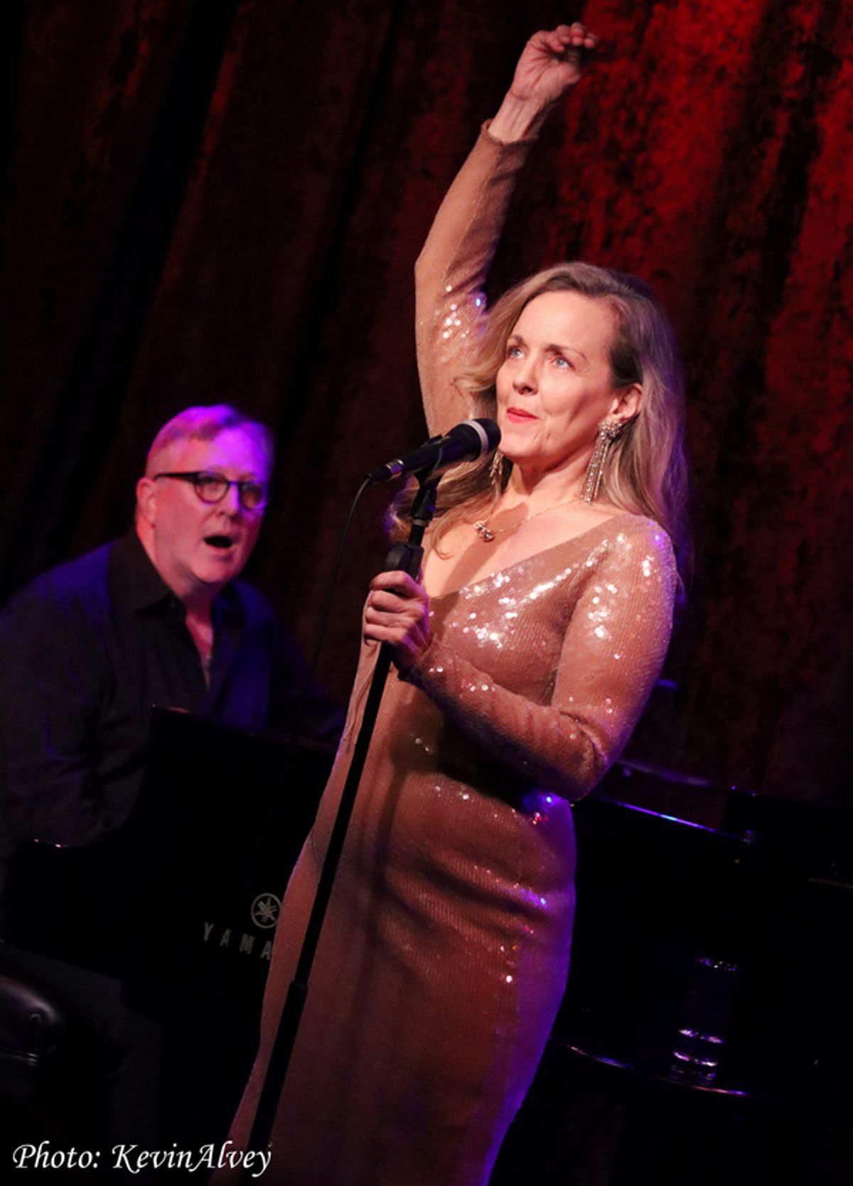 John McDaniel, Alice Ripley at 