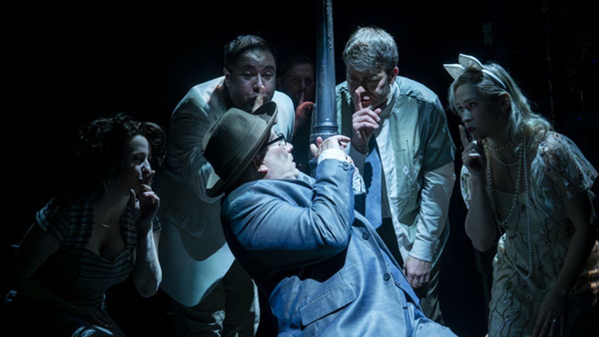 David C. Mitchell and Cast at 