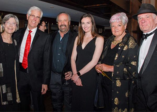 Jennifer Heggie, Gala Committee members Raymond Kutz and Raymond Buddie, Gala committ Photo