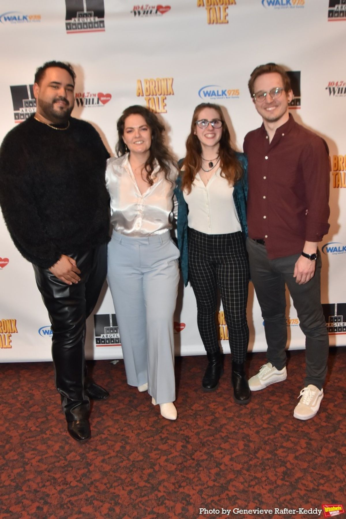 Steven Velazquez(Scenic Design), Sarah Goodman (Sound Design), Callie Hester(Prop Design) and Eric Norbury (Lighting Designer) at 