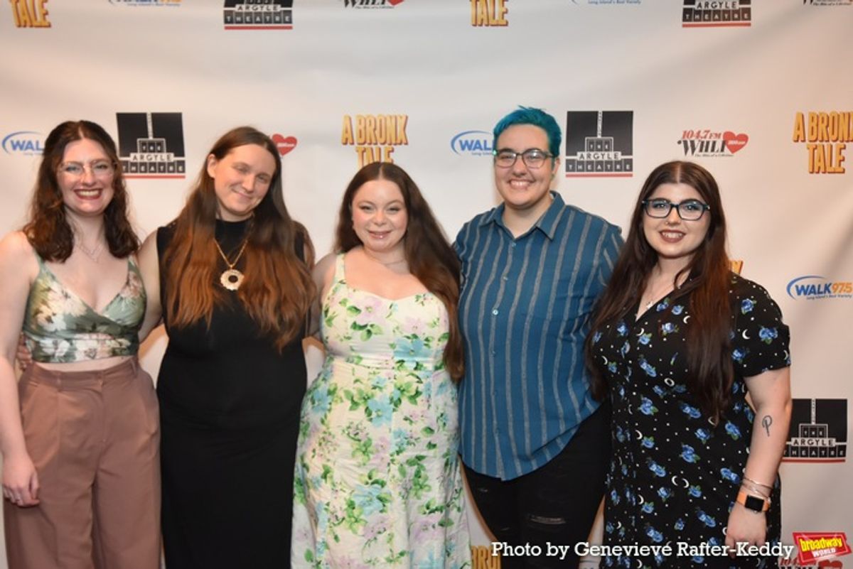 Stage Management Team Kathryn Ronan, Mackenzie Trowbridge , Gabrielle Guagenti, Gabby Duarte  and Victoria Clarke at 