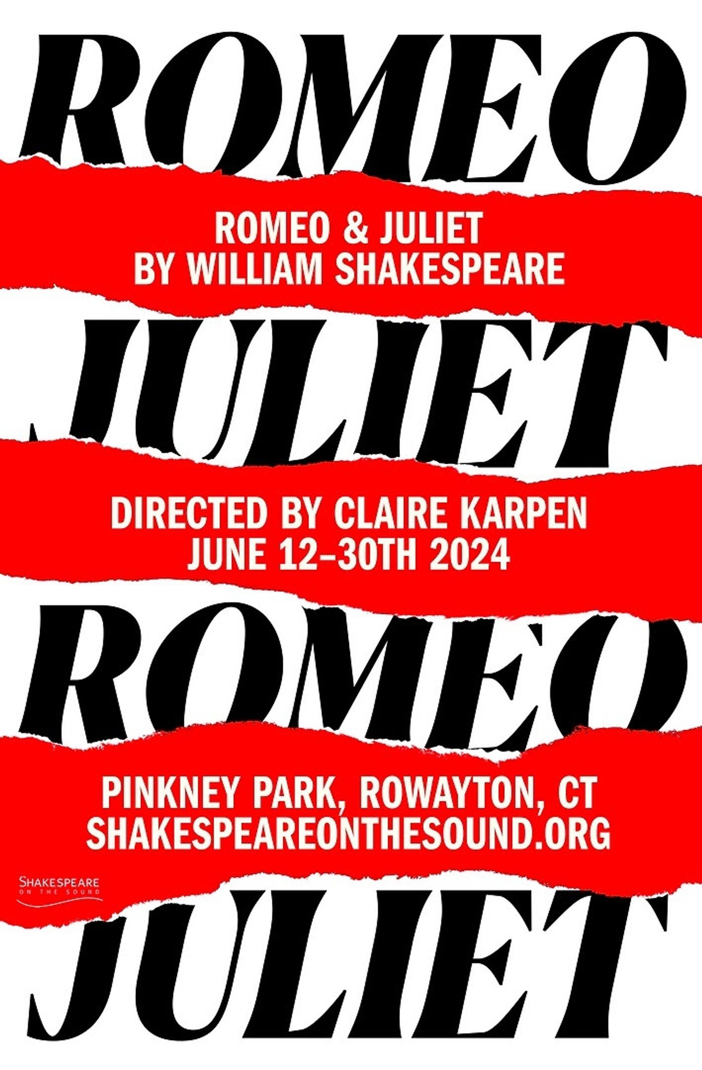 Shakespeare on the Sound To Celebrate 28th Summer Season With ROMEO & JULIET  Image