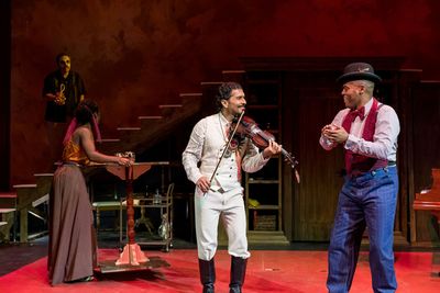 Eduardo Robledo, Ariel Brown, Quetzal Guerrero and Ric?key Pageot  Photo by Grettel C Photo