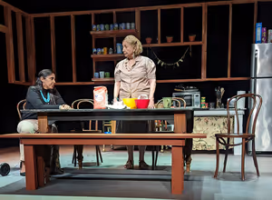 Elizabeth Rolston & Dawn Jamieson in The Frybread Queen. Photo by Marlene Flores. @ BroadwayWorld Elizabeth Rolston & Dawn Jamieson in The Frybread Queen. Photo by Marlene Flores. Photo