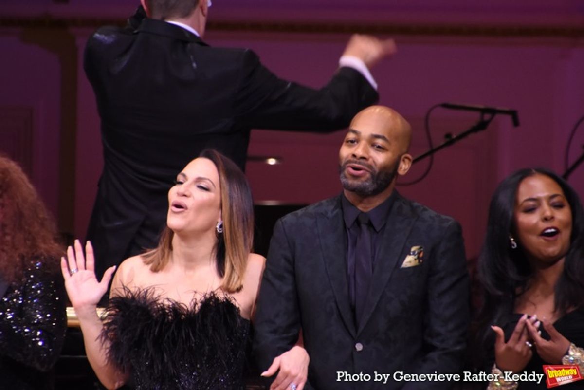 Shoshana Bean and Brandon Victor Dixon at 
