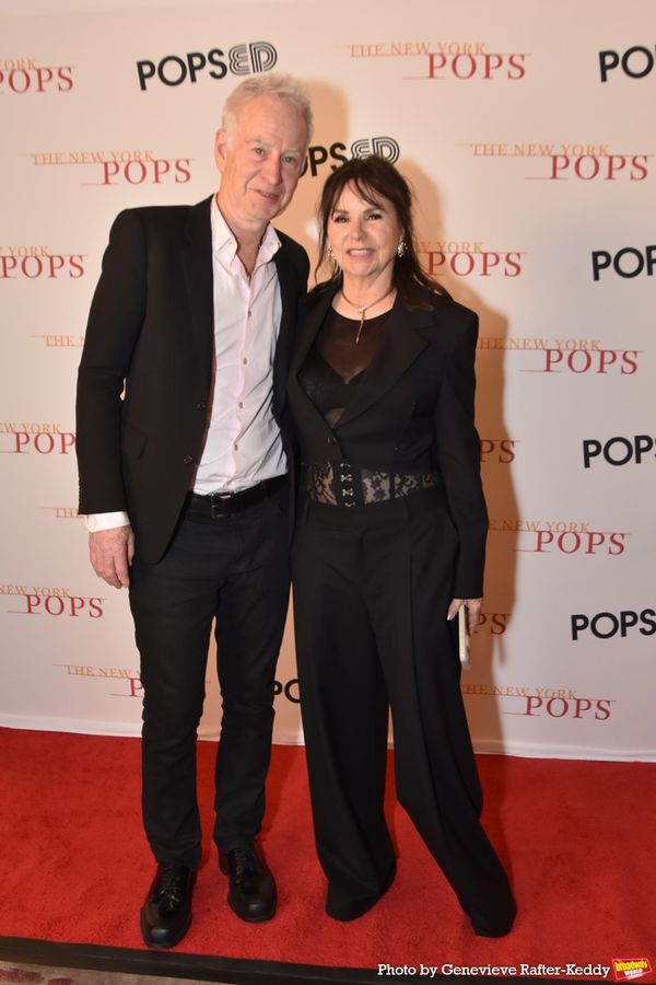 John McEnroe and Patty Smyth Photo