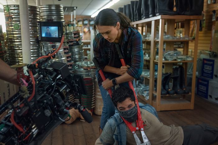 Photos: Take a Look at New Photos for Upcoming Netflix Film TRIGGER WARNING  Image