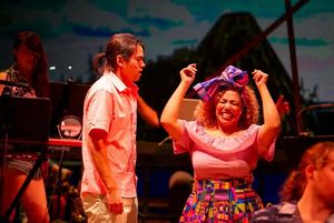 Tully, played by Christian Gonzales, and Marley, played by Alexis Medina   Photo