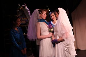 Jordan Chin, Florence Glavin, Liz Dutton, and Abbey Rice @ BroadwayWorld Jordan Chin, Florence Glavin, Liz Dutton, and Abbey Rice Photo