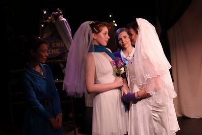 Jordan Chin, Florence Glavin, Liz Dutton, and Abbey Rice Photo