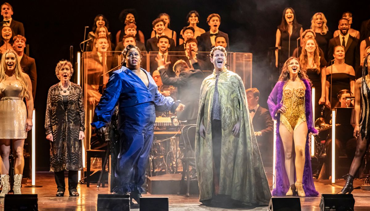 Lucie Jones, Patricia Hodge, Alex Newell, Yac Jarrow, Zizi Strallen  at 