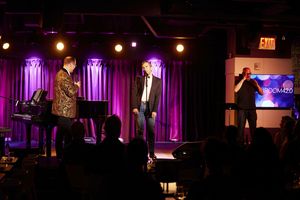 Michael Judson Berry and Kevin Winebold with John R. Colon (Flamingo Interpreting) Photo